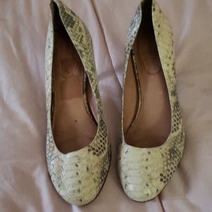 Corso Como Snakeskin Heels SZ 9